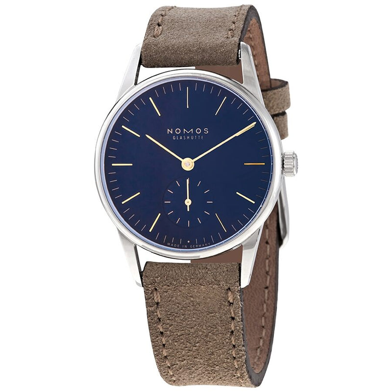 Nomos Orion Midnight Hand Wind Blue Dial Ladies Watch #329 - Watches of America