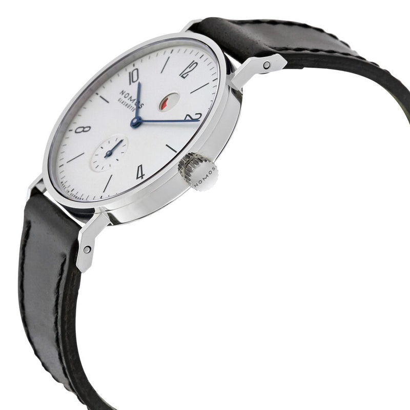 Nomos Tangente Gangreserve White Dial Black Leather Men s Watch 172 Watches of America