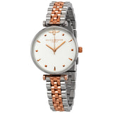 Olivia Burton Queen Bee White Dial Two-tone Ladies Watch #OB16AM93 - Watches of America