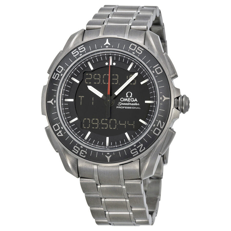 Omega Speedmaster Skywalker X-33 Black Dial Titanium Men's Watch 31890457901001#318.90.45.79.01.001 - Watches of America