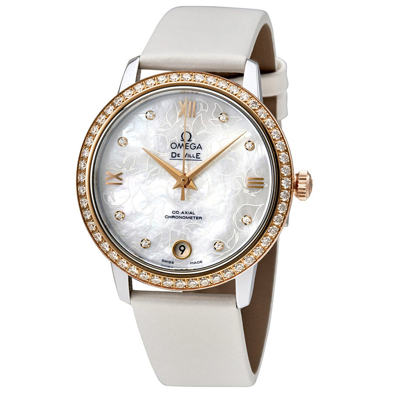 Omega De Ville Prestige Mother of Pearl Dial Ladies Watch #424.27.33.20.55.001 - Watches of America #3