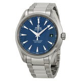 Omega  Aqua Terra Automatic Blue Dial Watch #23110422103003 - Watches of America