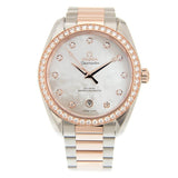 Omega Seamaster Aqua Terra Automatic Diamond Ladies Watch #220.25.38.20.55.001 - Watches of America