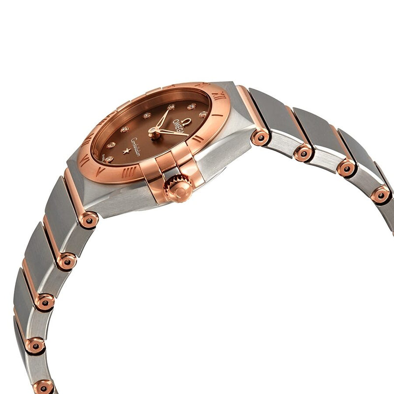Omega Constella Sun-brushed Brown Diamond Dial Ladies Watch #131.20.25.60.63.001 - Watches of America #2