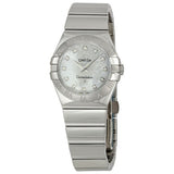 Omega Constellation Mother of Pearl Ladies Watch #123.10.27.60.55.002 - Watches of America