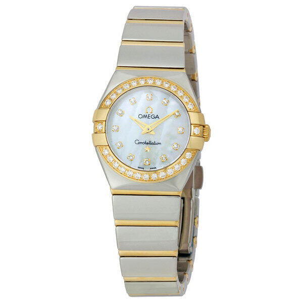 Omega Constellation 09 Mother of Pearl Dial Ladies Watch #123.25.24.60.55.007 - Watches of America
