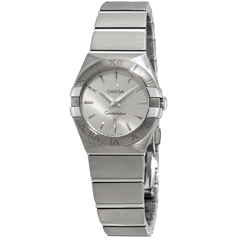 Omega Constellation 09 Silver Dial Ladies Watch #123.10.24.60.02.001 - Watches of America