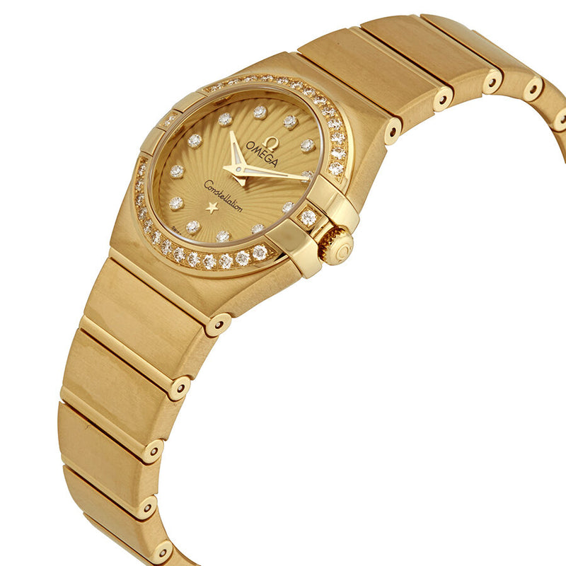 Omega Constellation 18kt Yellow Gold Ladies Watch #123.55.24.60.58.001 - Watches of America #2