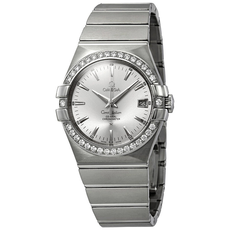 Omega Constellation Automatic Chronometer Diamond Ladies Watch #123.15.35.20.02.001 - Watches of America