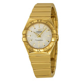 Omega Constellation 2009 Mother of Pearl Dial 18kt Yellow Gold Ladies Watch 12350276005004#123.50.27.60.05.004 - Watches of America