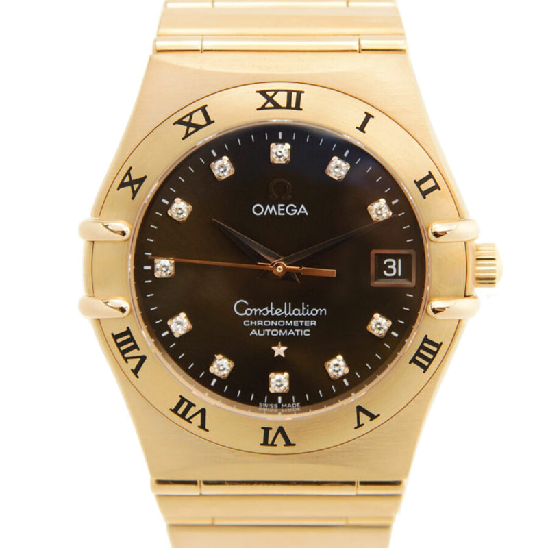 Omega CONSTELLATION Automatic Brown Dial Unisex Watch #1103.60.00 - Watches of America