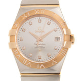 Omega Constellation Automatic Chronometer Diamond Silver Dial Ladies Watch #123.25.35.20.52.003 - Watches of America #2