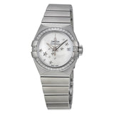 Omega Constellation Automatic Diamond Mother of Pearl Dial Ladies Watch #123.15.27.20.05.001 - Watches of America