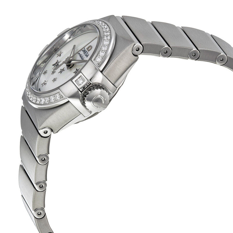 Omega Constellation Automatic Diamond Mother of Pearl Dial Ladies Watch #123.15.27.20.05.001 - Watches of America #2