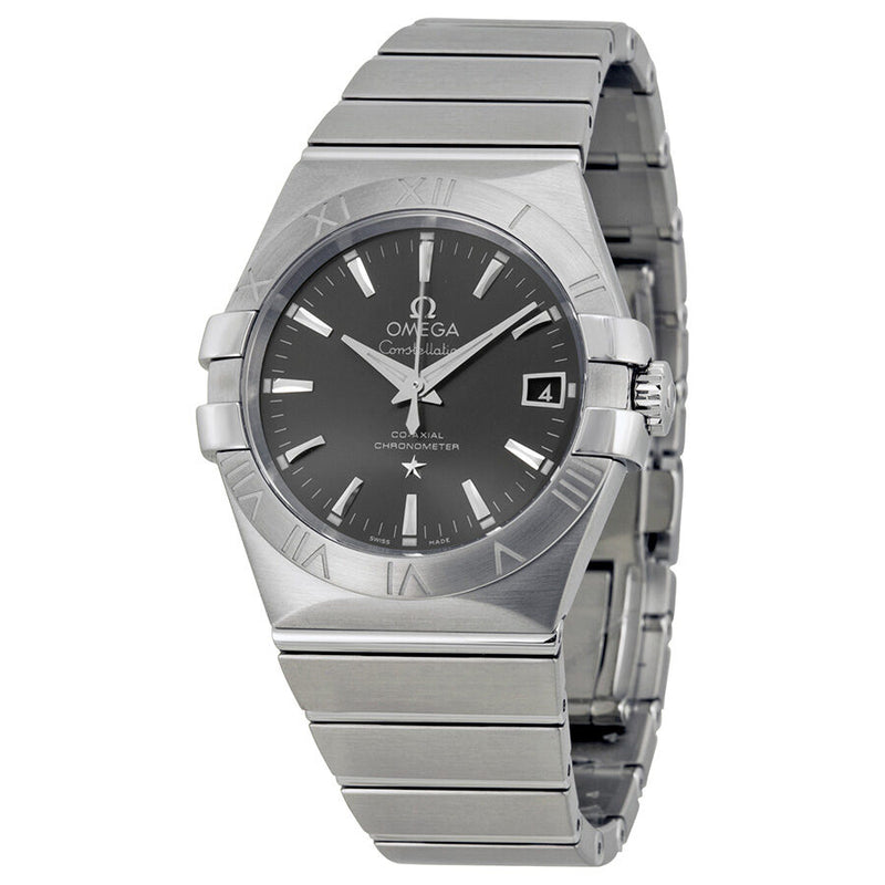 Omega Constellation Automatic Grey Dial Stainless Steel Men's Watch #123.10.35.20.06.001 - Watches of America