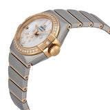 Omega Constellation Automatic Mother of Pearl Dial Steel and Rose Gold Diamond Ladies Watch 12325272005002#123.25.27.20.05.002 - Watches of America #2