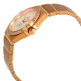 Omega Constellation 18kt Rose Gold Automatic Silver Dial Ladies Watch #123.55.35.20.52.001 - Watches of America #2