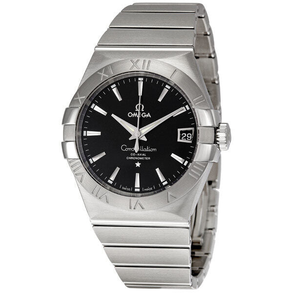 Omega Constellation Automatic Black Dial Men's Watch 12310382101001#123.10.38.21.01.001 - Watches of America