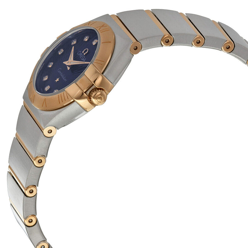 Omega Constellation Blue Diamond Dial Stainless Steel Ladies Watch #12320246053001 - Watches of America #2