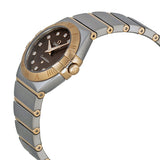 Omega Constellation Diamond Brown Dial Ladies Watch #123.20.27.60.63.001 - Watches of America #2