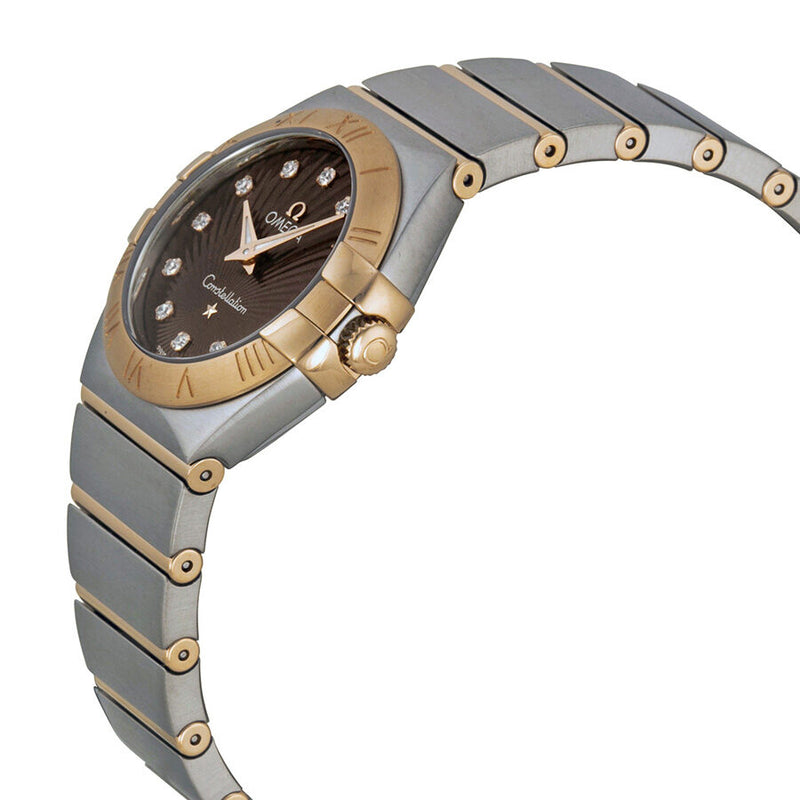 Omega Constellation Diamond Brown Dial Ladies Watch 123.20.27.60.63.001 –  Watches of America