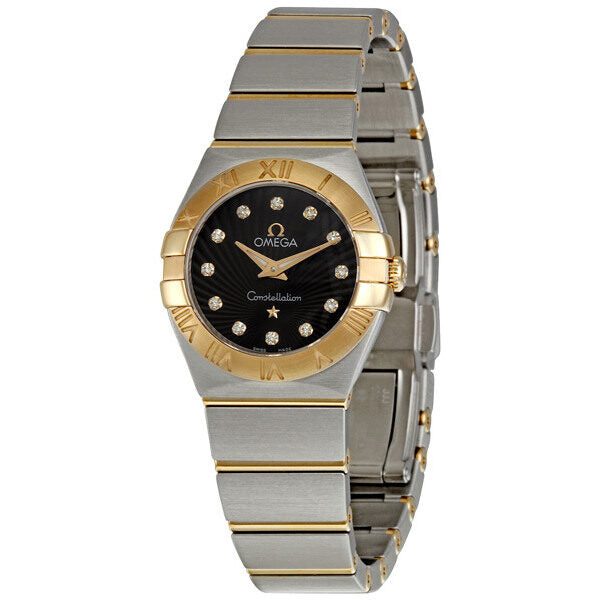 Omega Constellation Brown Diamond Dial Ladies Watch #123.20.24.60.63.001 - Watches of America