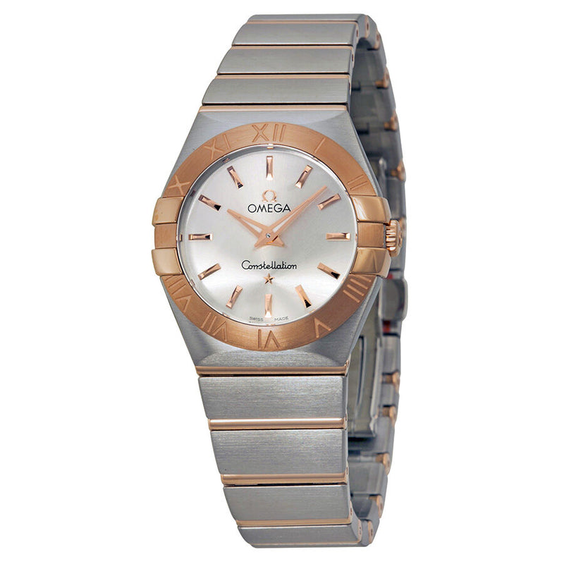 Omega Constellation Quartz Silver Dial Ladies Watch #12320276002001 - Watches of America