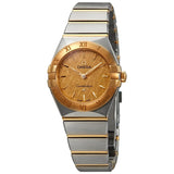 Omega Constellation Quartz Champagne Dial Ladies Watch #131.20.25.60.08.001 - Watches of America