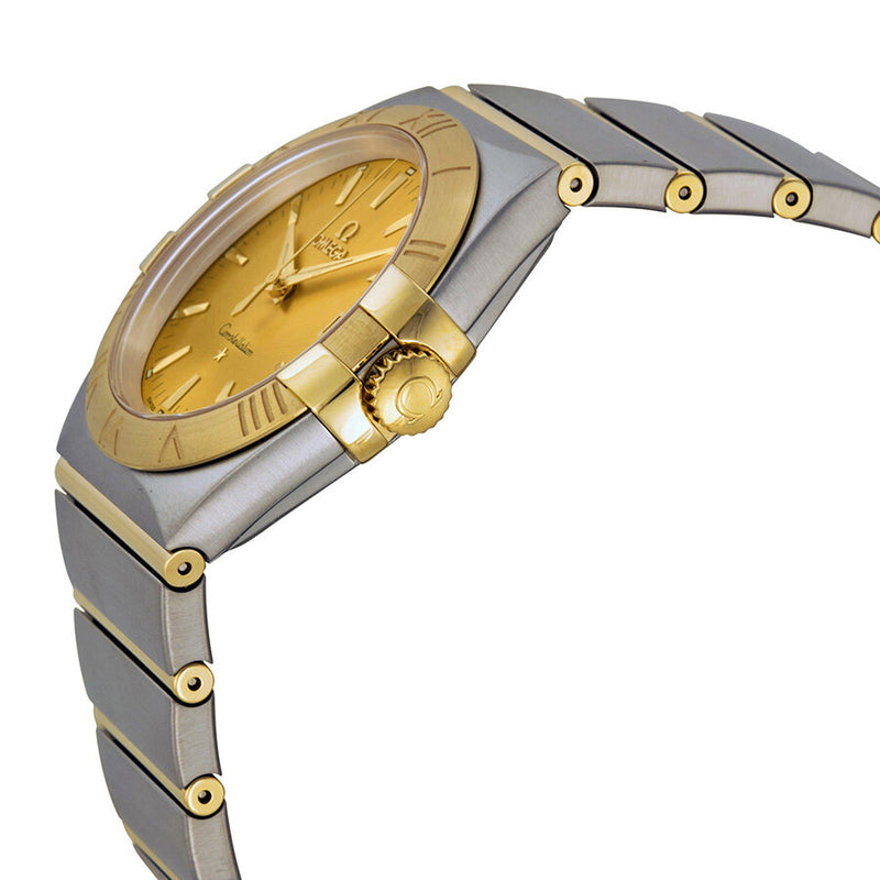 Omega Constellation Champagne Dial Stainless Steel and Yellow Gold Ladies Watch #123.20.35.60.08.001 - Watches of America #2