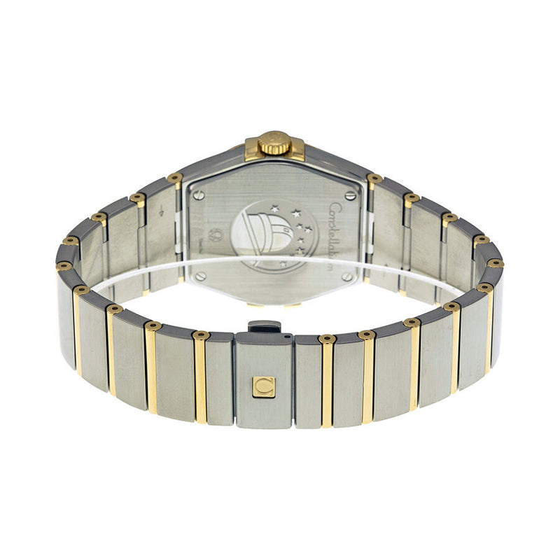 Omega Constellation Champagne Dial Stainless Steel and Yellow Gold Ladies Watch #123.20.35.60.08.001 - Watches of America #3