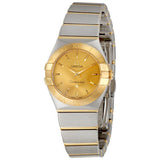 Omega Constellation Quartz Champagne Dial Ladies Watch #123.20.24.60.08.001 - Watches of America