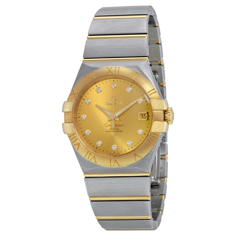 Omega Constellation Champagne Dial Unisex Watch #123.20.35.20.58.001 - Watches of America