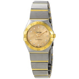 Omega Constellation Champagne Mother of Pearl Dial Ladies Watch #123.20.24.60.57.001 - Watches of America