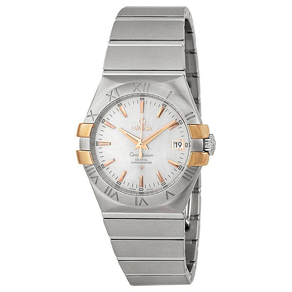 Omega Constellation Co-Axial Silver Dial Watch #123.20.35.20.02.003 - Watches of America