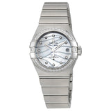 Omega Constellation Co-Axial Automatic Mother of Pearl Dial Ladies Watch #123.15.27.20.55.002 - Watches of America