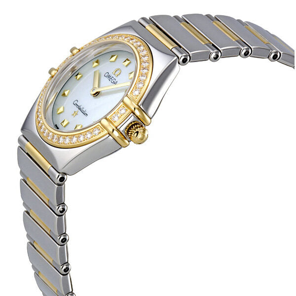 Omega Constellation Diamond 18kt Yellow Gold and Steel Ladies Watch #1376.71 - Watches of America #2