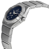 Omega Constellation Diamond Blue Star Dial Stainless Steel Ladies Watch 12315246003001#123.15.24.60.03.001 - Watches of America #2