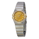 Omega Constellation Diamond Champagne Dial Ladies Watch #123.25.24.60.58.001 - Watches of America