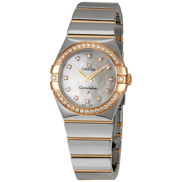 Omega Constellation Diamond Dial Ladies Watch #123.25.27.60.55.005 - Watches of America