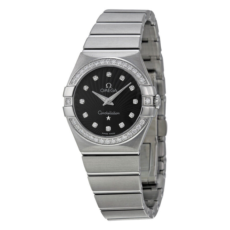 Omega Constellation Quartz Diamond Ladies Watch #123.15.27.60.51.001 - Watches of America