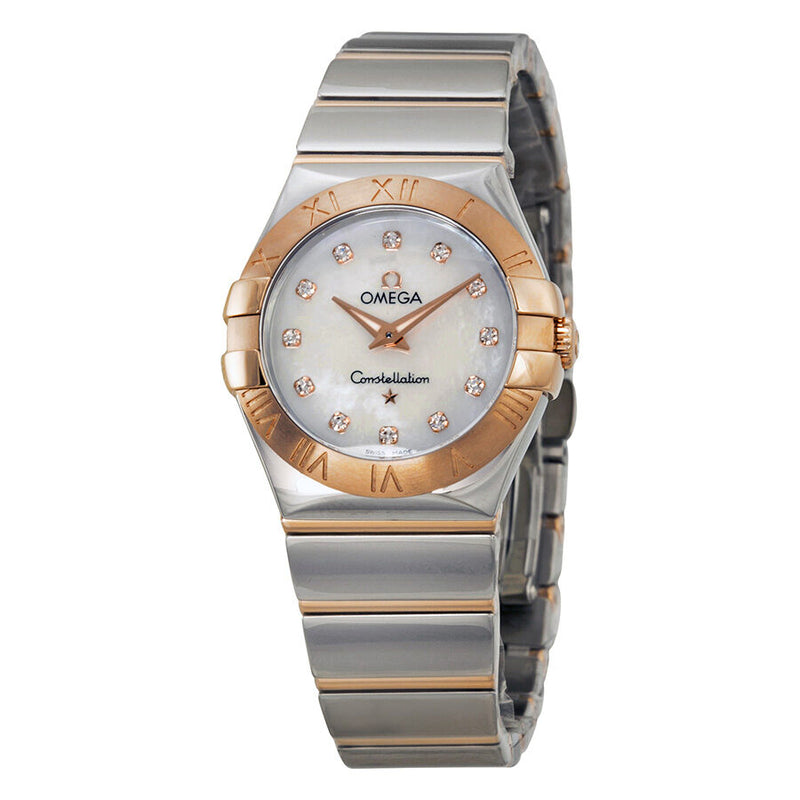 Omega Constellation Diamond Ladies Watch #12320276055003 - Watches of America