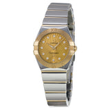 Omega Constellation Diamond Champagne Dial Ladies Watch #123.20.24.60.58.002 - Watches of America