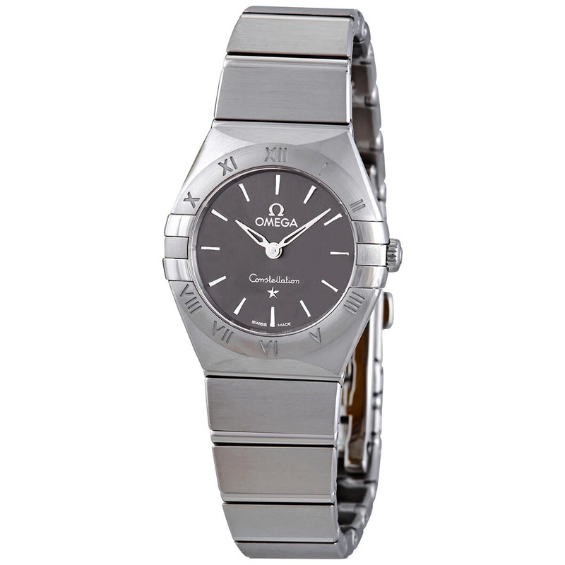 Omega Constellation Quartz Grey Dial Ladies Watch #131.10.25.60.06.001 - Watches of America