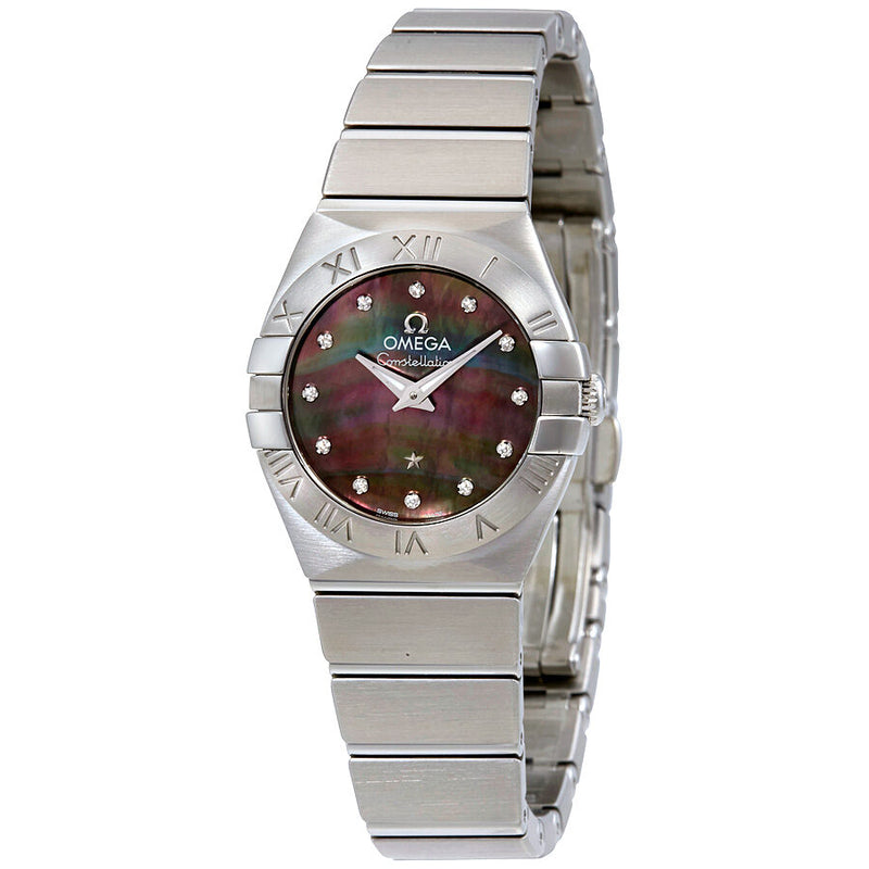 Omega Constellation Mother of Pearl Dial Ladies Watch #123.10.24.60.57.003 - Watches of America