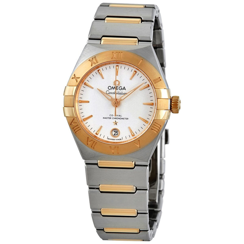 Omega Constellation Manhattan Automatic Chronometer Silver Dial Ladies Watch #131.20.29.20.02.002 - Watches of America
