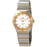 Omega Constellation Manhattan Steel and 18kt Yellow Gold Ladies Watch #131.20.28.60.02.002 - Watches of America