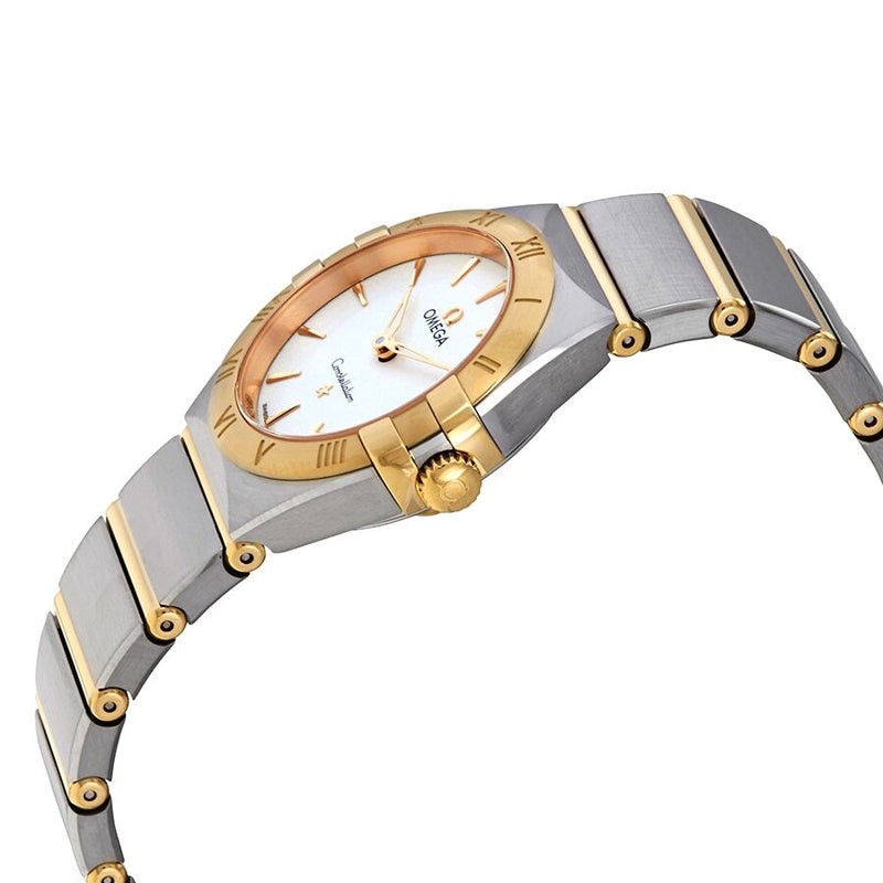 Omega Constellation Manhattan Steel and 18kt Yellow Gold Ladies Watch #131.20.28.60.02.002 - Watches of America #2