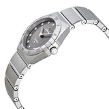 Omega Constellation Manhattan Quartz Diamond Grey Dial Ladies Watch #131.10.28.60.56.001 - Watches of America #2