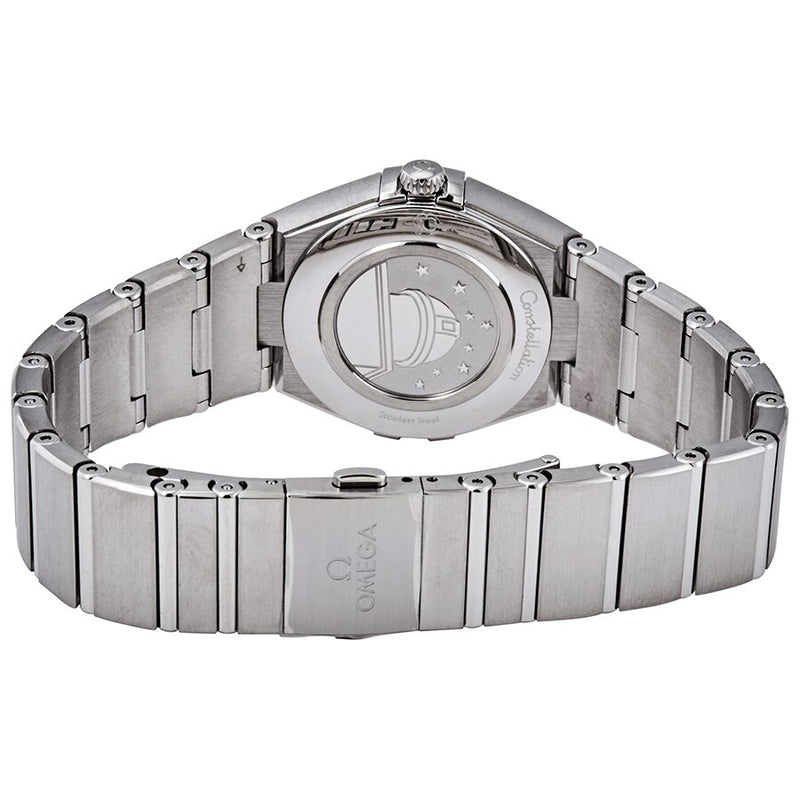 Omega Constellation Manhattan Quartz Diamond Silver Dial Ladies Watch #131.10.28.60.52.001 - Watches of America #3