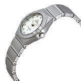 Omega Constellation Manhattan Quartz Diamond Silver Dial Ladies Watch #131.15.25.60.52.001 - Watches of America #2
